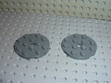 2 x LEGO star wars DkStone round plate ref 60474  set 3866 8129 75024 10240 7930