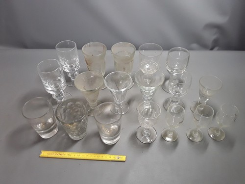 Anciens verres bistrot vieux - verres,