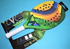 raquette de BEACH TENNIS PAAR SAMBA carbone 3K 330g / 340g face SPINNING neuf