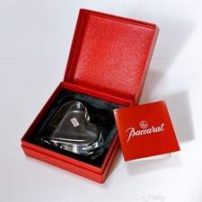 Figurine coeur presse papier cristal de Baccarat intérieur utilisé numéro...