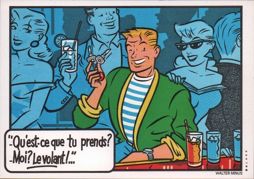 Carte postale walter minus - 1,