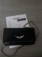 Sac Zadig&Voltaire style rock Noir/Argenté étiquette et emballage d'origine 
