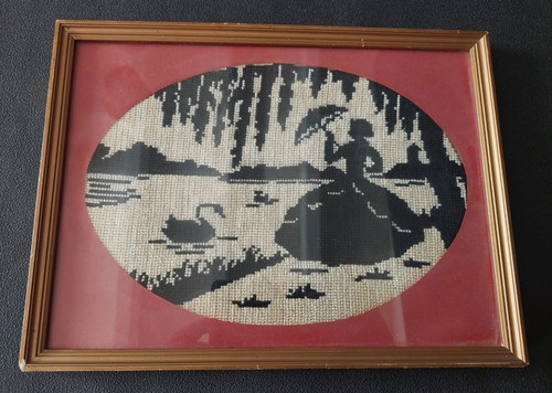 Tapisserie vintage encadrée