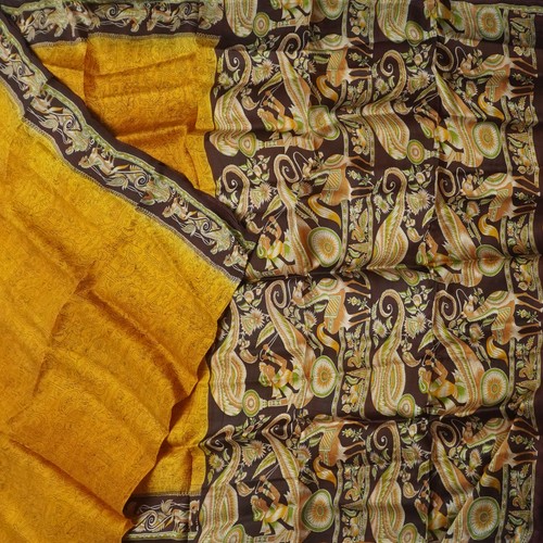 Sarees vintage orange 100 - sarees,