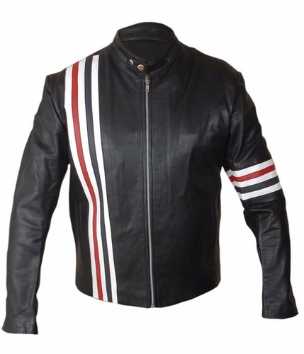 Veste cuir véritable - en,
