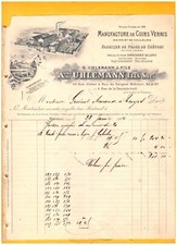 MONTREUIL-sous-BOIS (93) USINE TANNERIE / PEAUX de CHEVRES CUIRS "UHLEMANN" 1904