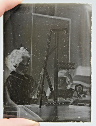 Ancienne plaque photo verre - photo,