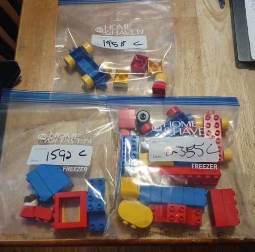 Three vintage duplo sets - vintage, 1592