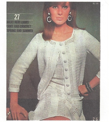 Patron crochet vintage 1966 - patron,