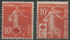 TIMBRES FRANCE Année 1914 Au