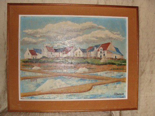 Grand tableau marais - , salant