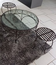 Table basse ronde - ronde, verre