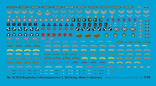 Peddinghaus 3519 insignes - 1/16,