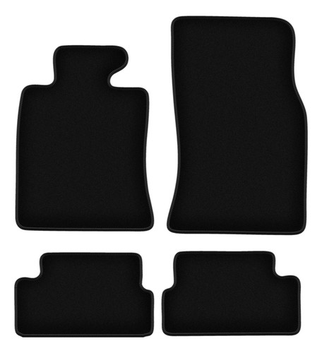 Tapis sol velours noir - tapis,