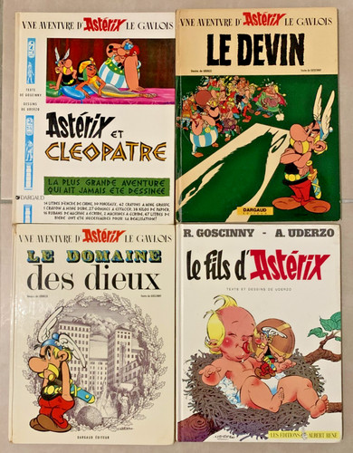 Lot astérix avec 3 - bd, (avec