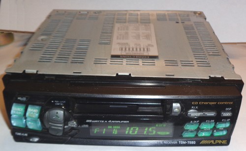 Vintage alpine tdm - alpine, tdm-7580