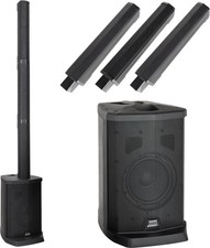 Enceinte Line Array Piliers Batterie PA Systeme de Colonne Activ Bluetooth 100W