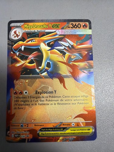 Carte pokémon méga dracaufeu - carte, méga-dracaufeu