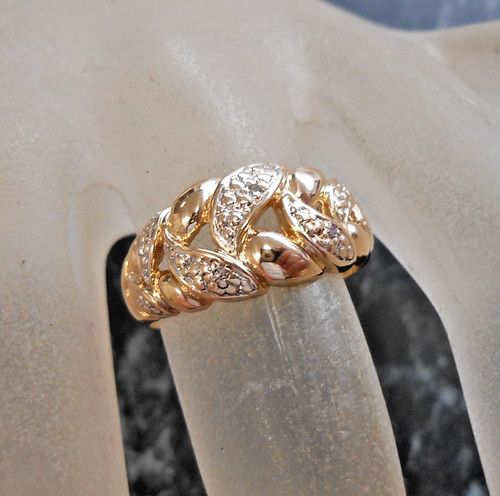 Bague jaune 18k - bague,