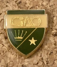 Vintage 90’s Pin's Pin CIAO Logo Vert Italian Scooter Piaggio Vespa Moto