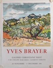 Affiche YVES BRAYER 1981