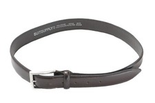 Ceinture En Cuir Marron Pour