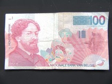 Billet 100 francs Belge. James