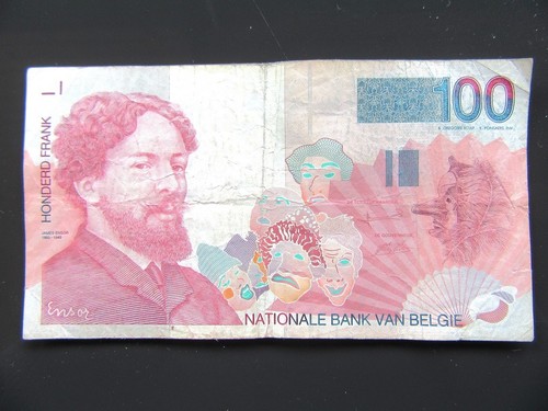Billet 100 francs belge - billet,