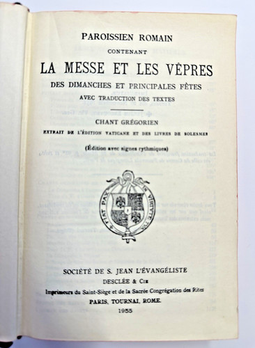 Paroissien romain 904 - , n°
