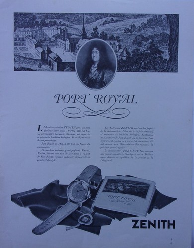 Publicite montre zenith - publicite,