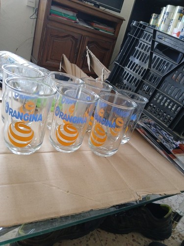 Lot verre orangina - verre,
