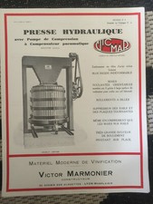 Presse Hydraulique Vinification Vignes - Victor Marmonier - Pressoir Vic Mar