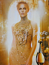 PUBLICITÉ DE PRESSE 2012 PARFUM DIOR J'ADORE - Charlize THERON