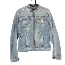 Veste Trucker En Jean Vintage
