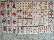 Ancien Jeu de l'Aluette BP Grimaud Paris 40 Cartes