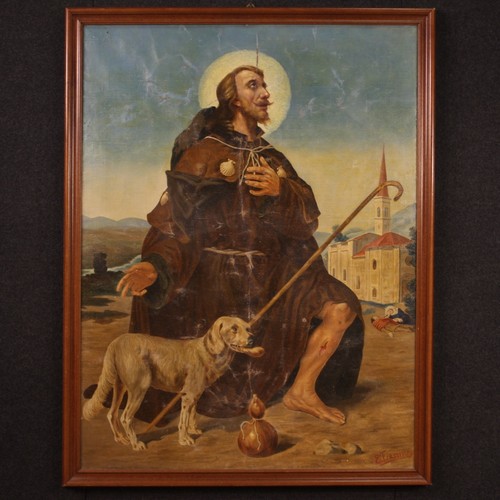Tableau 20ème siècle - , saint
