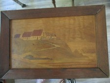 Emile Gallé plateau encadré