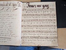 livre ancien-Manuscrit-Cahier