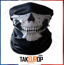 Foulard multifonction tour de cou masque tête de mort Skull moto vélo bandana