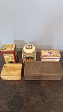 Lot 5 boîtes métal anciennes