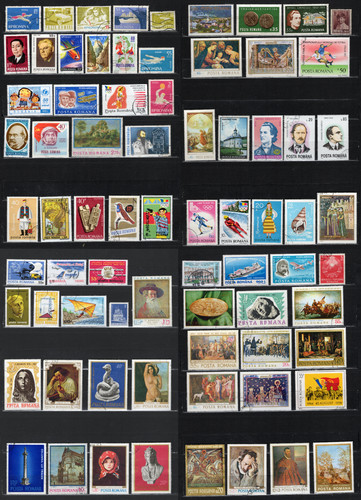 Lot timbres roumanie - lot,