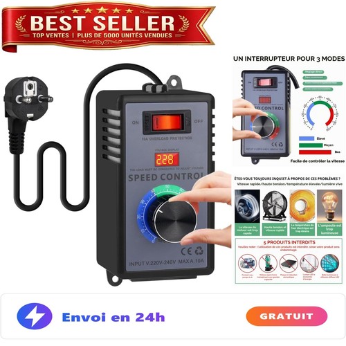 Régulateur vitesse moteur 230