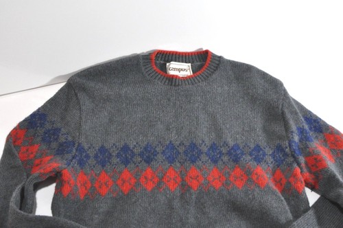 Vintage campus wool sweater - vintage,