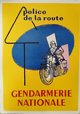 AFFICHE POSTER - GENDARMERIE