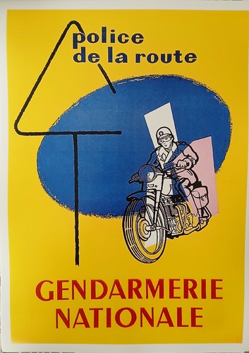 Affiche poster gendarmerie - poster,