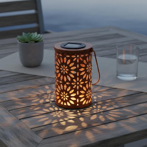 Lampe solaire projection - solaire, à