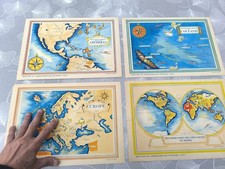 7 cartes publicitaires 1930