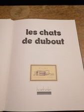 Dubout Jean Les chats édition originale 1987