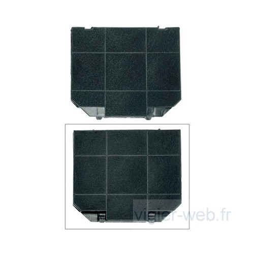 Filtre hotte charbon - hotte,