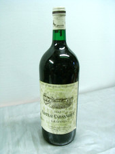 ?? BOUTEILLE VIN ROUGE CHATEAU CABANNIEUX GRAVES 150 cl 1982